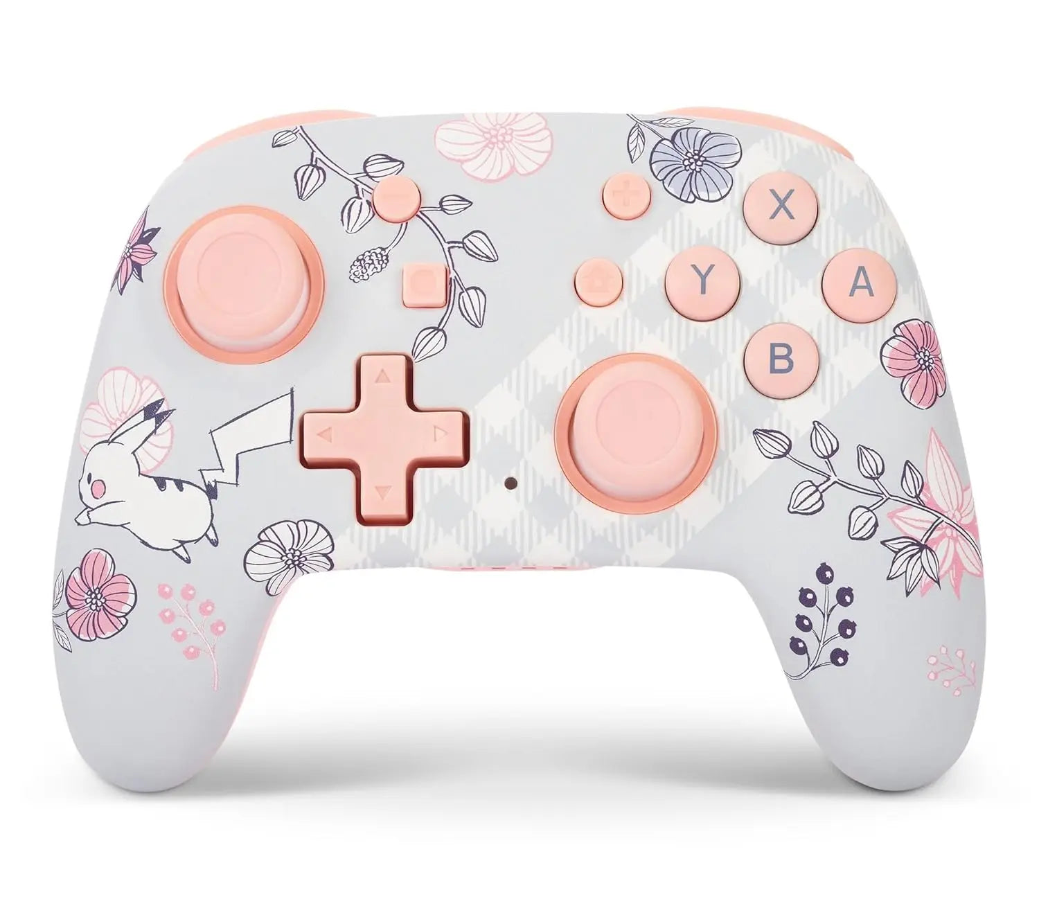 Mini Portable Wireless Gamepad for Nintendo Switch with Motion Controls & Bluetooth - Pikachu Garden Design