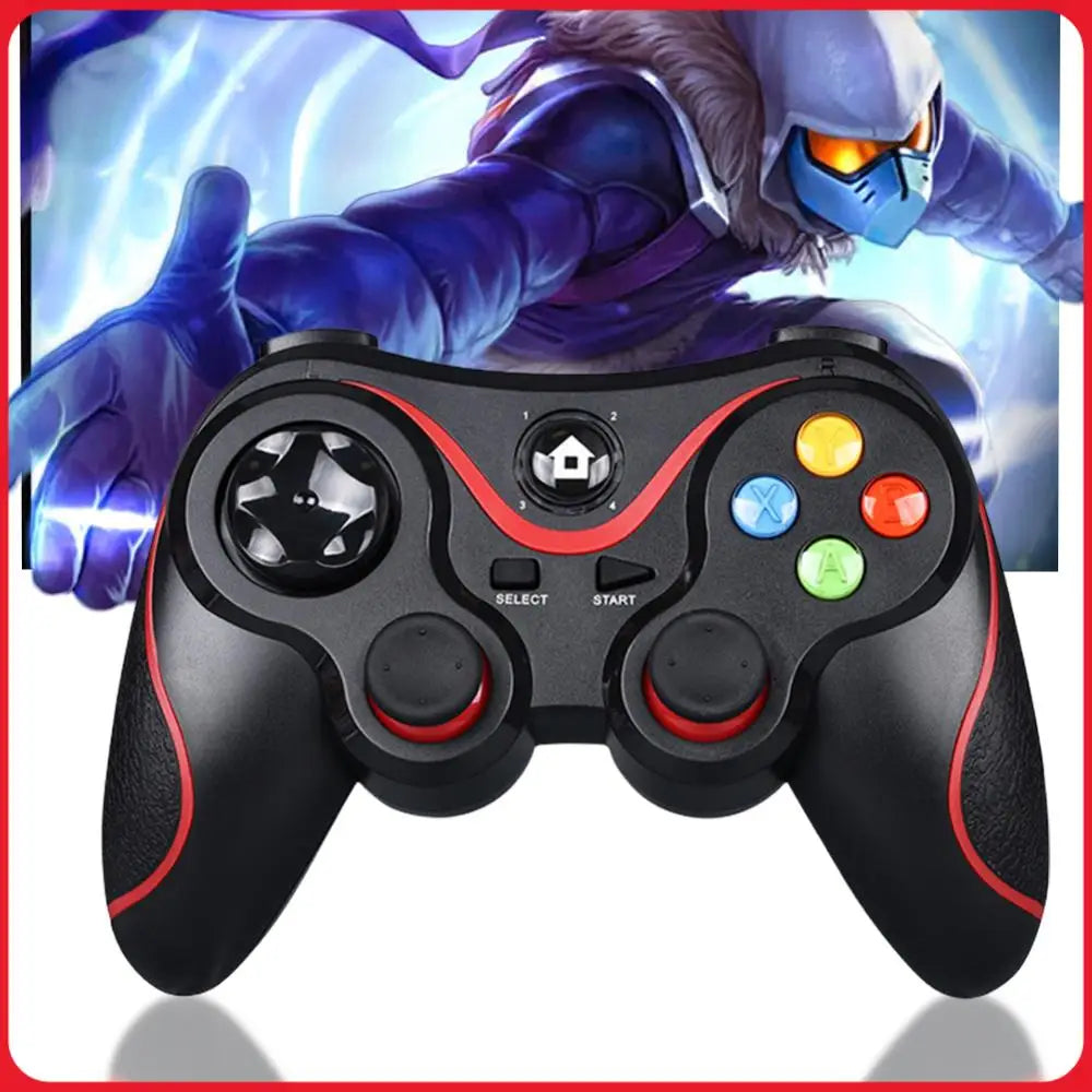V8 2.4G Wireless Game Controller Controller Gamepad Dual Vibration Wireless Gamepad for Android/iOS/PC/PS3/Switch/Mobile Phone